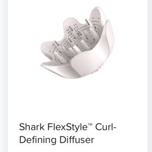 Shark FlexStyle Air Styling & Drying System Curl-Defining Diffuser. NEW IN BOX!